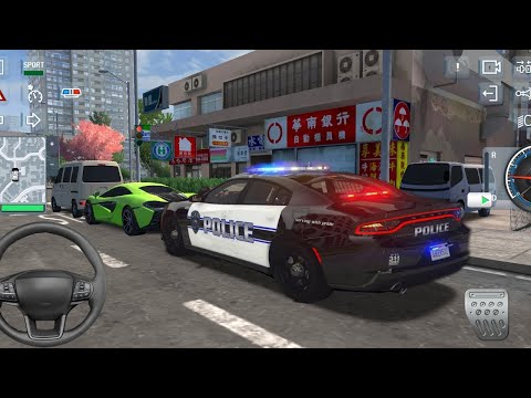 Dodge Charger Police Car Chase, Speed Camera, Road Spikes - Police Sim 2022