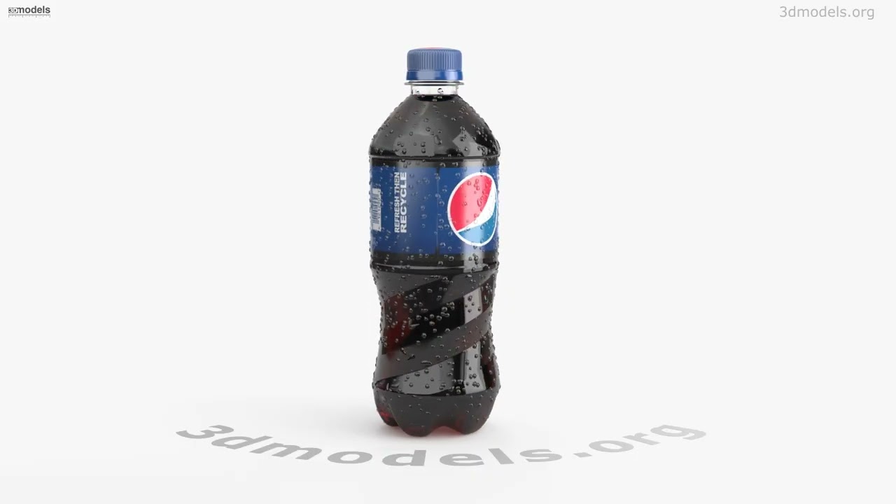 Pepsi Bottle 3D model by 3DModels.org