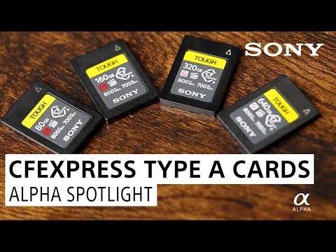 Sony Alpha Spotlight: CFexpress Type A Cards