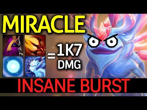 Miracle- Dota 2 [Puck] Insane Burst 1k7 Damage !