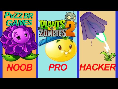 ✅PLANTS vs ZOMBIES 2 Noob vs Pro vs Hacker