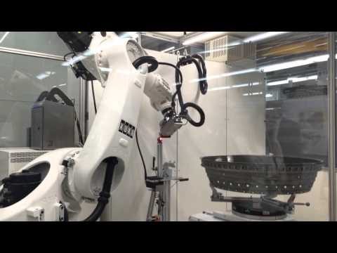 Hyperlapse of Lufthansa Technik's AutoInspect Robot