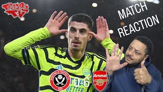 Sheffield United 0-6 Arsenal | Troopz Match Reaction | This Is A DIFFERENT KAI HAVERTZ!!