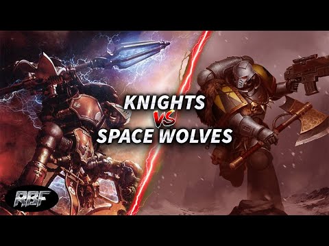 Imperial Knights vs Space Wolves RBF60 #warhammer40k #battlereport t