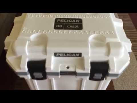 Pelican ProGear 30QT Quart IM Elite Cooler in White Grey new design Review