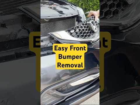 How to Remove the Front Bumper on a 9th generation Honda Civic (2012 - 2015)