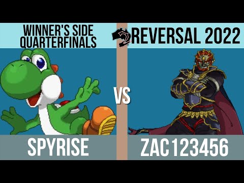 Reversal 2022 Winner's: Spyrise (Yoshi, Fox) vs. Zac123456 (Ganon, Samus, Naruto) - SSF2 Tournament