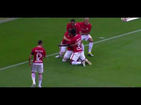 Gol de Aylon   Internacional 1 x 0 Santos   Copa do Brasil