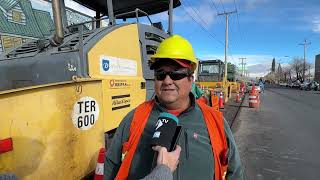 Estiman finalizar la obra de pavimentación de avenida Benavidez en un mes