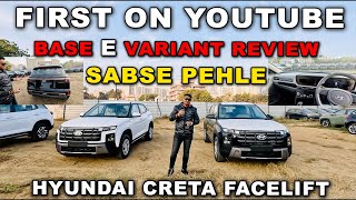 Hyundai Creta Facelift E Variant Review | Hyundai Creta Facelift | Hyundai Creta 2024 | Price Reveal