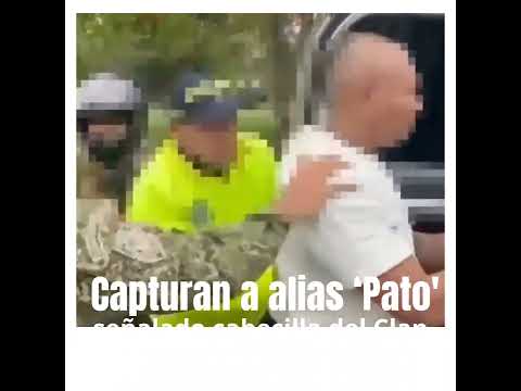 Capturan a alias ‘Julián’ o ‘Pato’, señalado cabecilla del Clan del Golfo en Montes de María