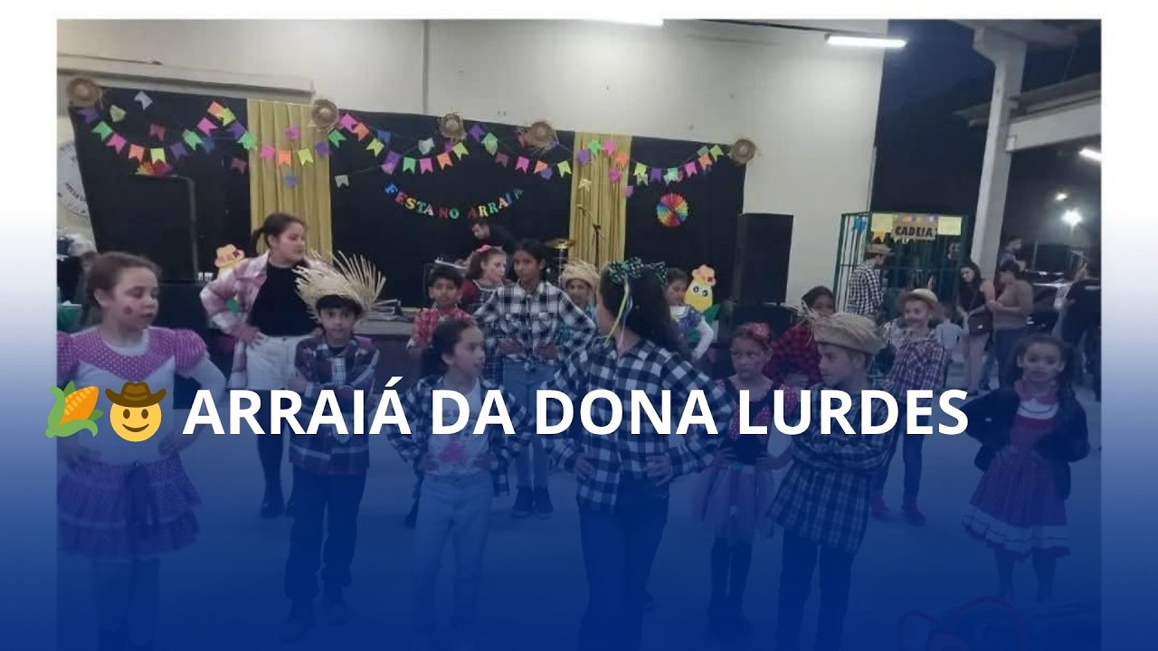 🌽🤠Arraiá da Dona Lurdes promete muita alegria neste sábado