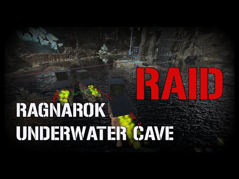 ARK Unofficial | RAGNAROK UNDERWATER CAVE RAID