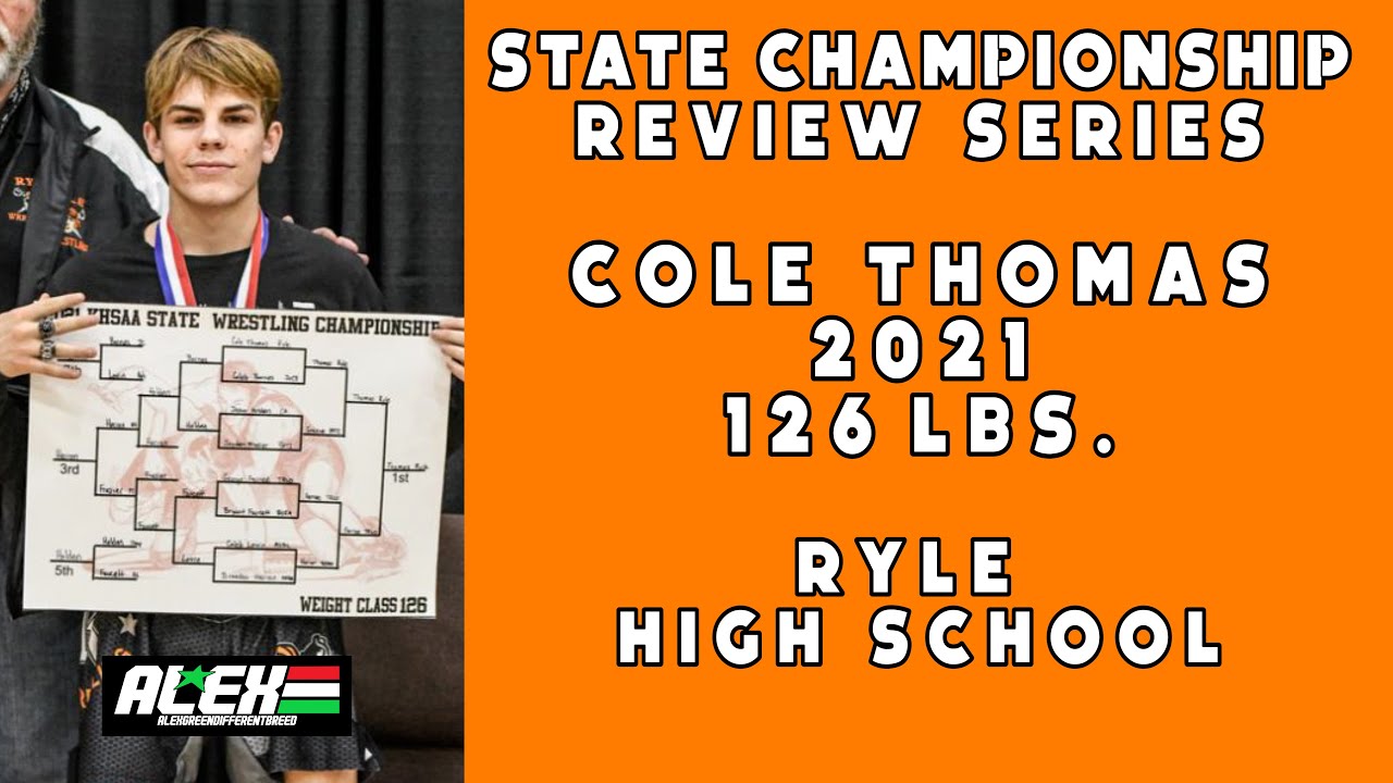 State Wrestling Championship match review w/ Cole Thomas (Ryle High School; 2021 126 lbs.)