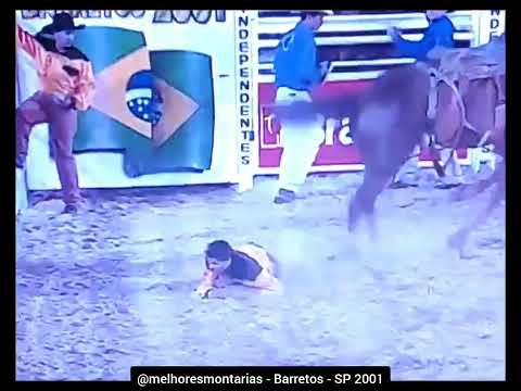 🇧🇷 Evaldir Felipe x Rancheira - Rodeio de Barretos 2001 #rodeio #rodeo #cutiano