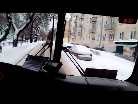 поездка на автобусе ПАЗ 3204.