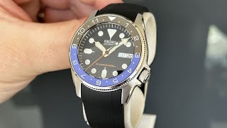 Seiko SKX013 Batman Mod on Namoki Fitted Rubber!