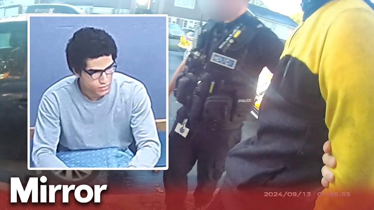Police release arrest footage of Nicholas Prosper after murdering his mother and siblings