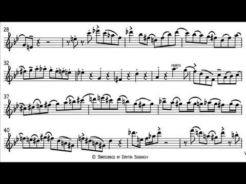 Michael Brecker solo transcription on "Freefall"(Brecker Brothers Acoustic Band )