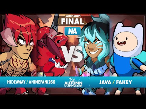 Hideaway & Animefan1266 vs Java & Fakey - Elimination Final - Autumn Championship 2023 - NA 2v2