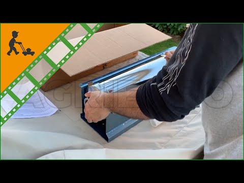 Reber 8961 N INOX manual tabletop sausage stuffer, 8 Kg, 2 speeds - Customer's operating video