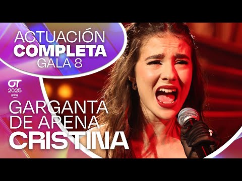 “GARGANTA CON ARENA” – CRISTINA | GALA 8 | #OT2025