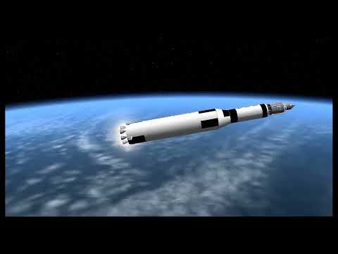 Apollo direct landing - Orbiter Space Flight Simulator 2010