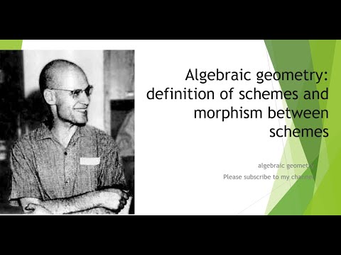 Algebraic geometry definition of schemes and morphism between schemes