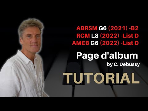 Page d'album by C. Debussy: ABRSM Grade 6 Piano (2021 & '22) - B2