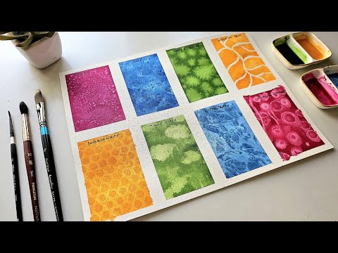 8 Watercolor Texture Techniques to level up your Artworks! | Adding Texture to your Painting