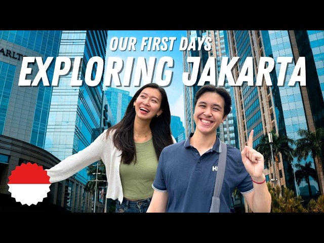 Travel vlog - FIRST TIME in JAKARTA, Indonesia 🇮🇩 (We didn't expect this!)