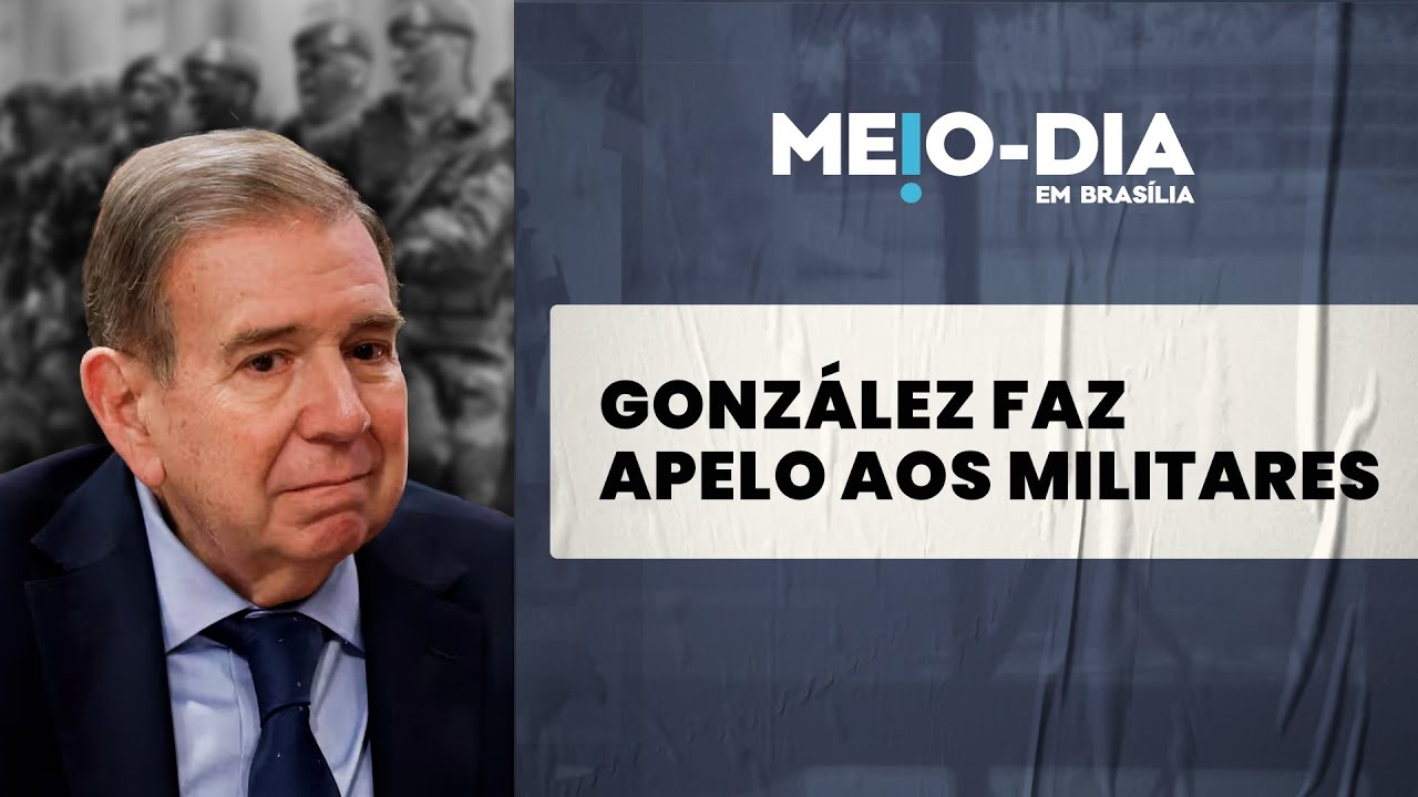 Edmundo González faz pedido aos militares antes da posse de Maduro