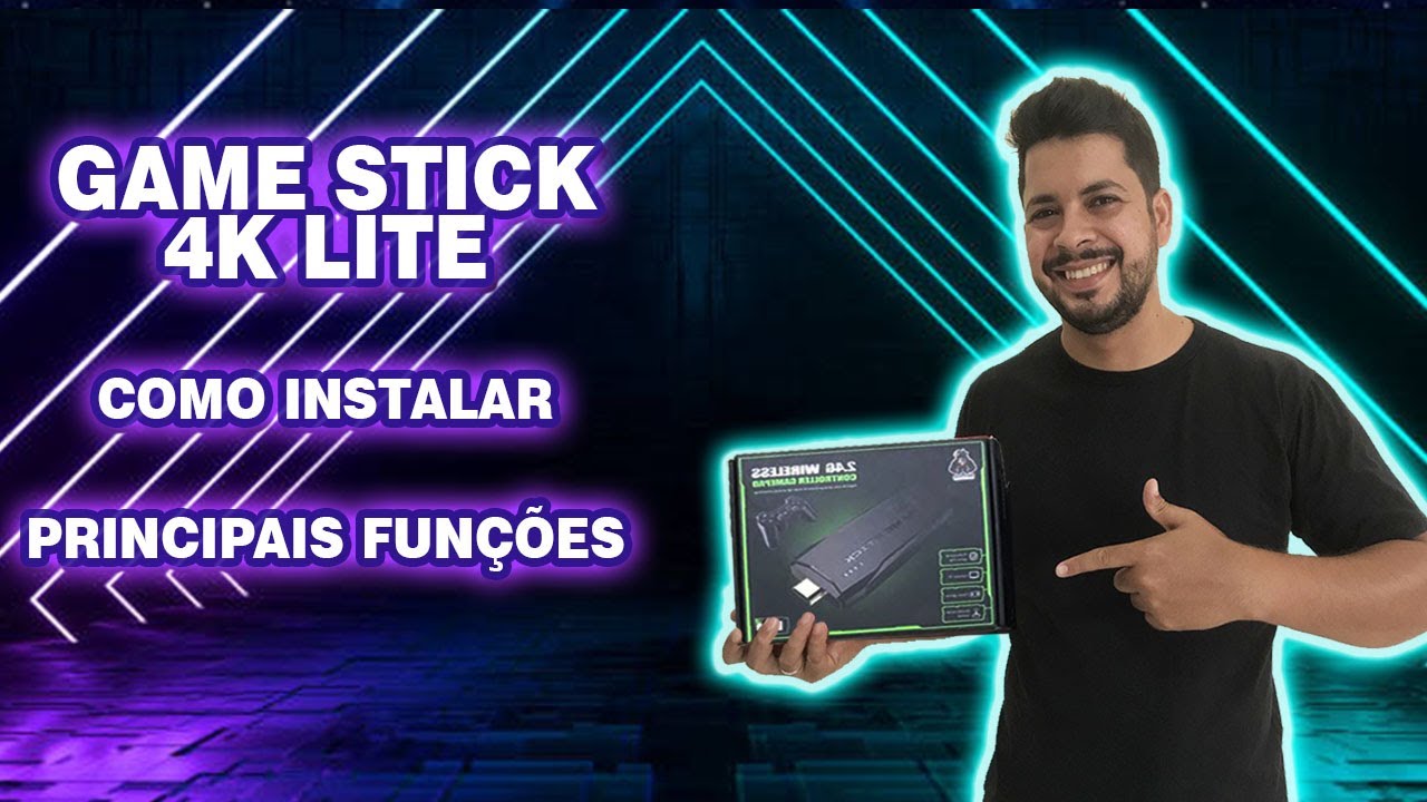 Game Stick 4k- como instalar e principais funções