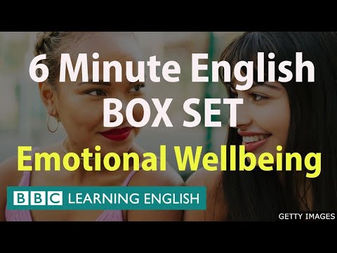 BOX SET: 6 Minute English - 'Emotional Wellbeing' English mega-class! One hour of new vocabulary!