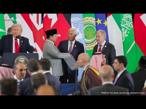 Gagahnya Presiden Prabowo di Hadapan Para Pemimpin Dunia