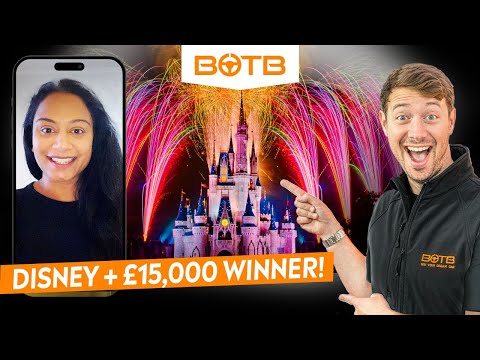 Kids off to DISNEY WORLD WITH £15,000 CASH! BOTB WINNER