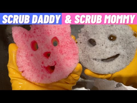 Scrub Daddy Mommy Scrubber Sponges Unboxing Review