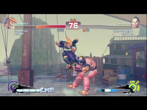 SSF4 - Ginger (Adon) VS. STRIPFIGHTERIV (Dan)