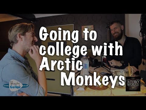 My first band and being at music college with Arctic Monkeys