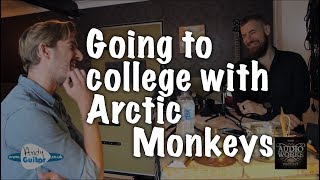 My first band and being at music college with Arctic Monkeys