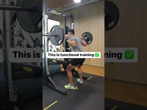 This is how you REALLY do “functional training” ✅ Squat, Deadlift, Bench Press, Pull up, Row etc