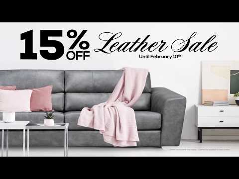 Coulters Furniture - Leather Sale January 2020