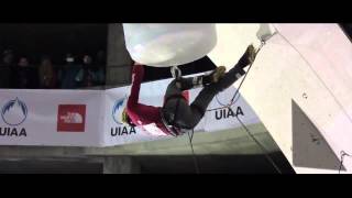 preview picture of video 'Ice Climbing World Cup 2013   Saas Fee Switzerland'