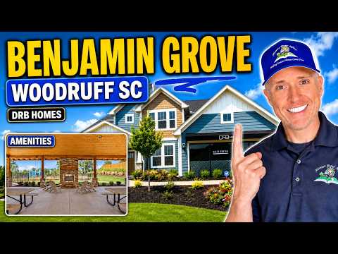 New Homes in Woodruff SC | Benjamin's Grove DRB Homes Tour