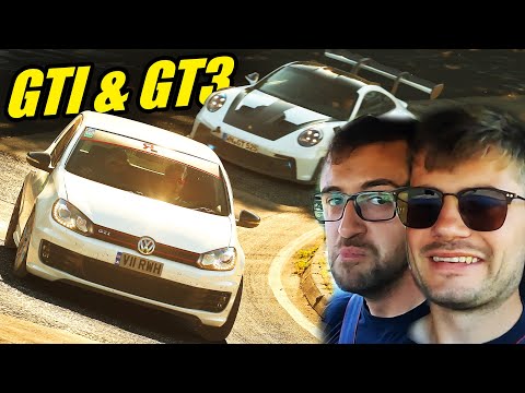 GTI vs GT3! SPICY VW Golf 6 & Porsche GT3s // Nürburgring