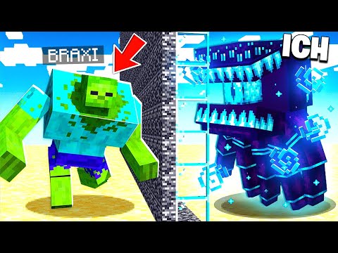 I'm PRANKING with BOSS MONSTERS in a MUTANT MOB BATTLE! in Minecraft