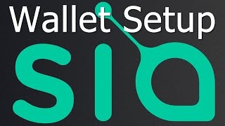 Siacoin Wallet - Installation, Address Setup & Basic Usage