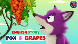 The Fox and Grapes | English moral story #learningpoem #moralstory