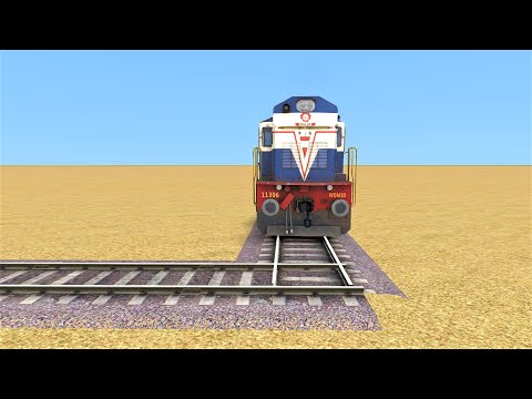 Trains vs Sharp Turn – when engineers have no brain Trains Crashes | Train Simulator 2022 |