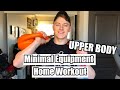 MINIMAL EQUIPMENT HOME WORKOUT | Upper Body